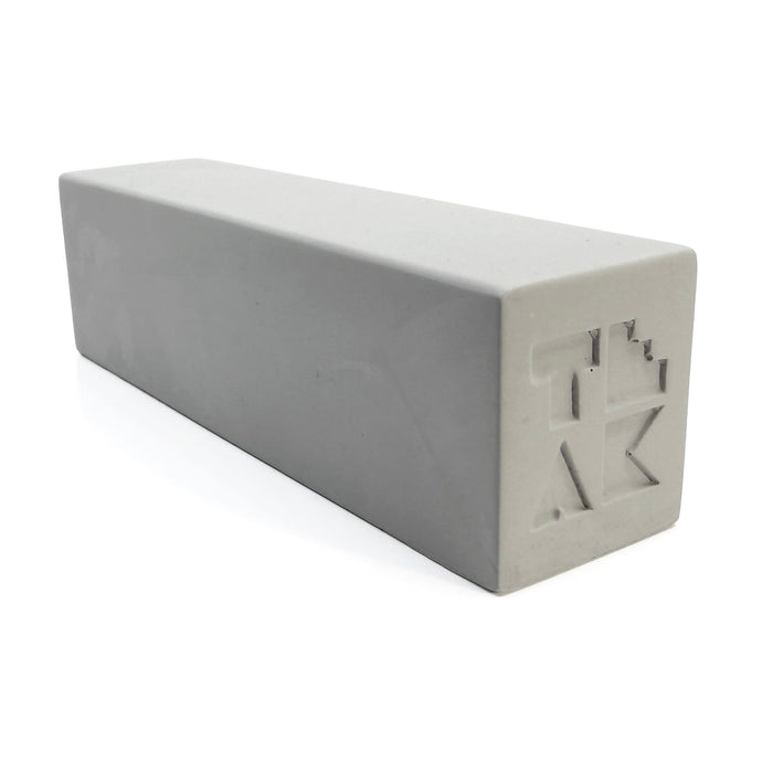 Teak Tuning - Monument Series BLEM Monument Series Concrete Straight "Bread" Loaf Obstacle - 7" Long, 2" Tall - "Sterling Gray" Colorway - FINAL SALE