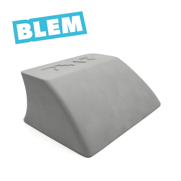 Teak Tuning - Monument Series BLEM Monument Series Concrete Wave Obstacle - 5" Long, 2" Tall - "Sterling Gray" Colorway - FINAL SALE