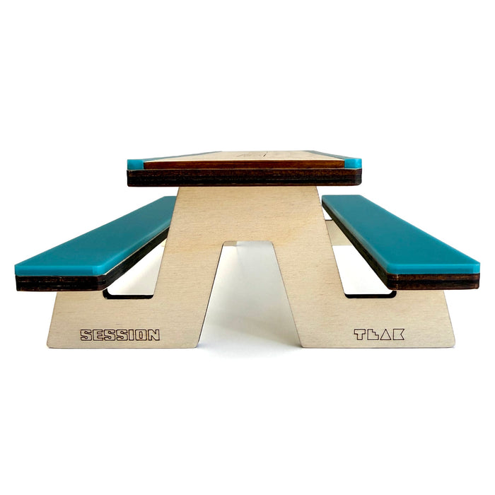 Session Fingerboards The Picnic Table - Wooden Fingerboard Obstacle with Acrylic Coping and Surfaces