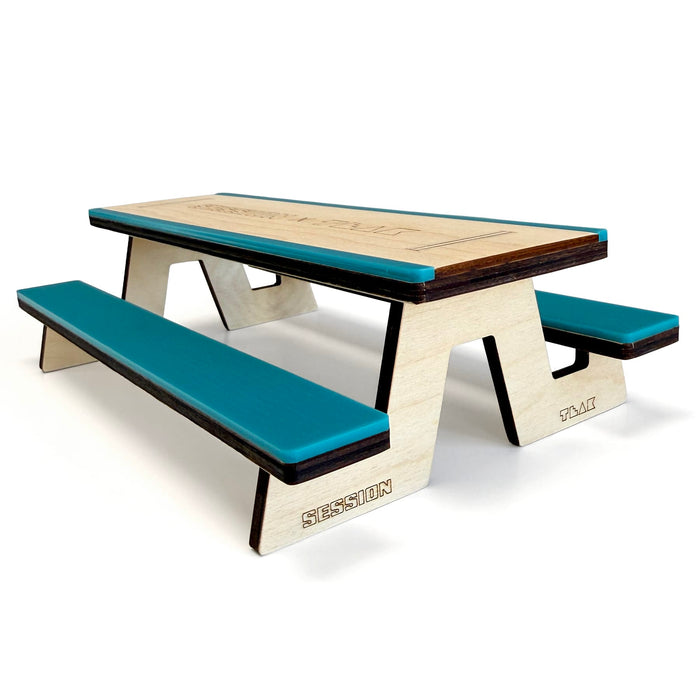Session Fingerboards The Picnic Table - Wooden Fingerboard Obstacle with Acrylic Coping and Surfaces