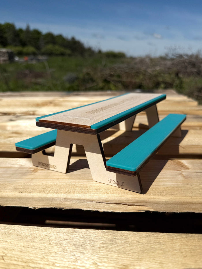 Session Fingerboards The Picnic Table - Wooden Fingerboard Obstacle with Acrylic Coping and Surfaces