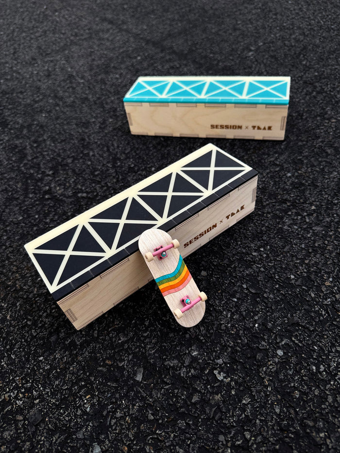 Session Fingerboards BLEM Shred Ledge - Session x Teak - Minor Imperfections