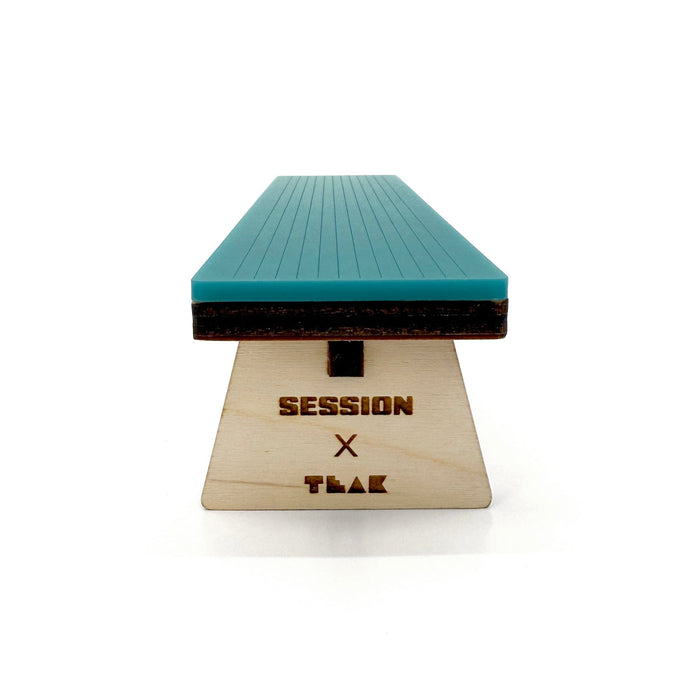 Session Fingerboards The Bench - Wooden Fingerboard Obstacle with Acrylic Surface