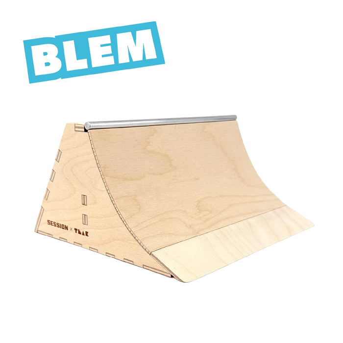 Session Fingerboards BLEM The Mini Quarter Bank - Session x Teak - Minor Imperfections - FINAL SALE