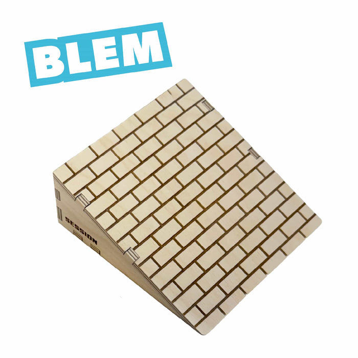 Session Fingerboards BLEM Wooden Brick Kicker - Session x Teak - Minor Imperfections - FINAL SALE