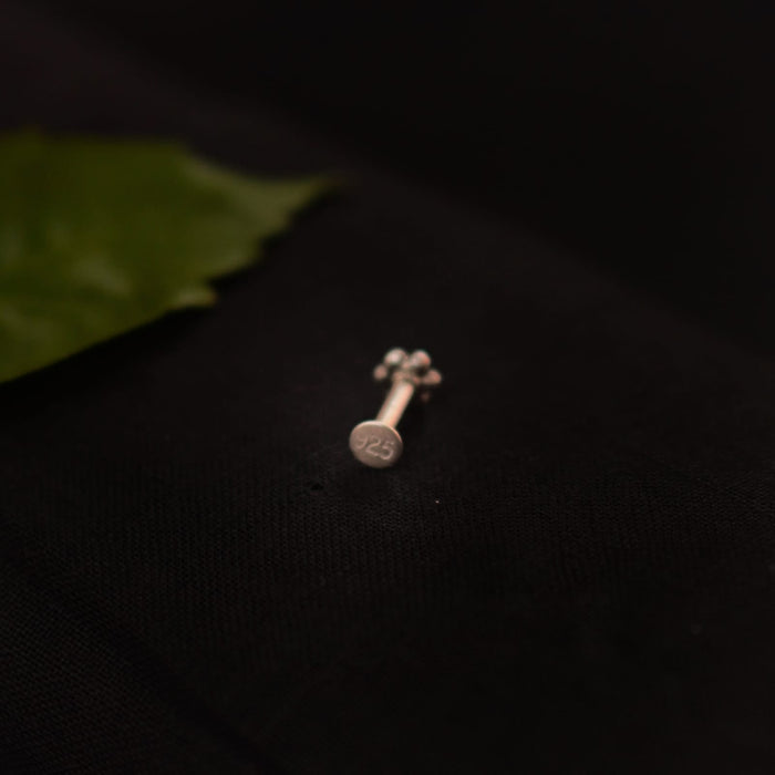 Bloom Dot Nosepin Stud - Wire - Quirksmith
