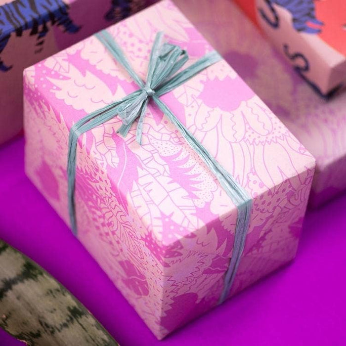 Blue Tigers • Double - Sided • Everyday Eco Wrapping Paper - The Regal Find