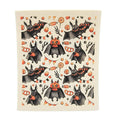 Boo Bat Fall Pattern Swedish Dishcloth - Halloween Decor - The Regal Find