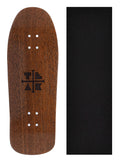 Teak Tuning Carlsbad Cruiser Wooden Fingerboard Deck, "Leather Bound Book" - 34mm x 100mm