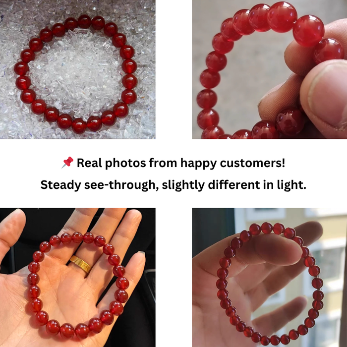Orange Healing Crystal Bracelet Confidence & Energy