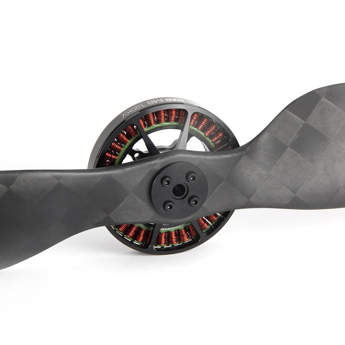 Carbon fiber drone propeller with brushless motor for VTOL and fixed-wing UAVs