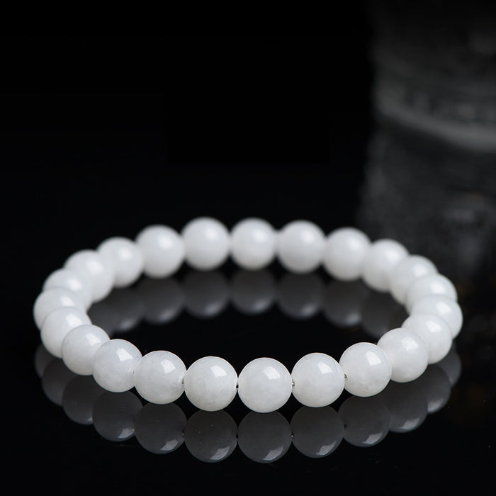 Hotan Hetian jade beads luxury white jade jewelry