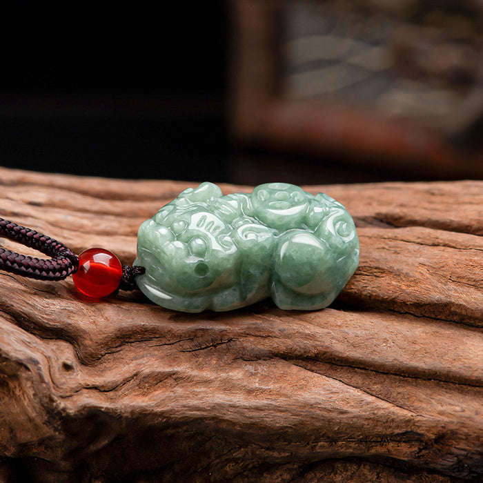 Unisex Jade Necklace for Protection