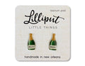 Champagne Bottle Earrings - The Regal Find