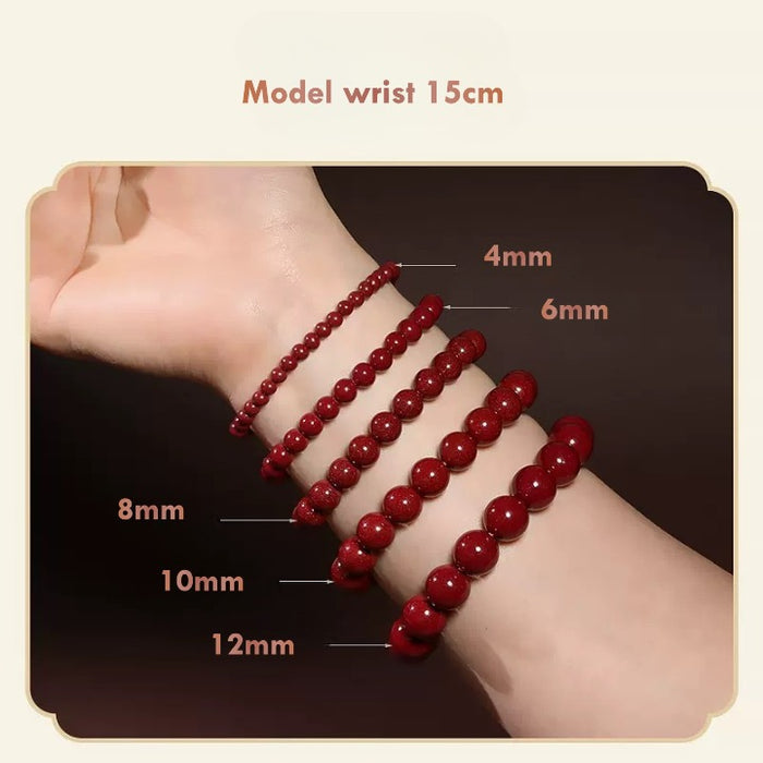 Unisex Cinnabar Prosperity Wrist Jewelry
