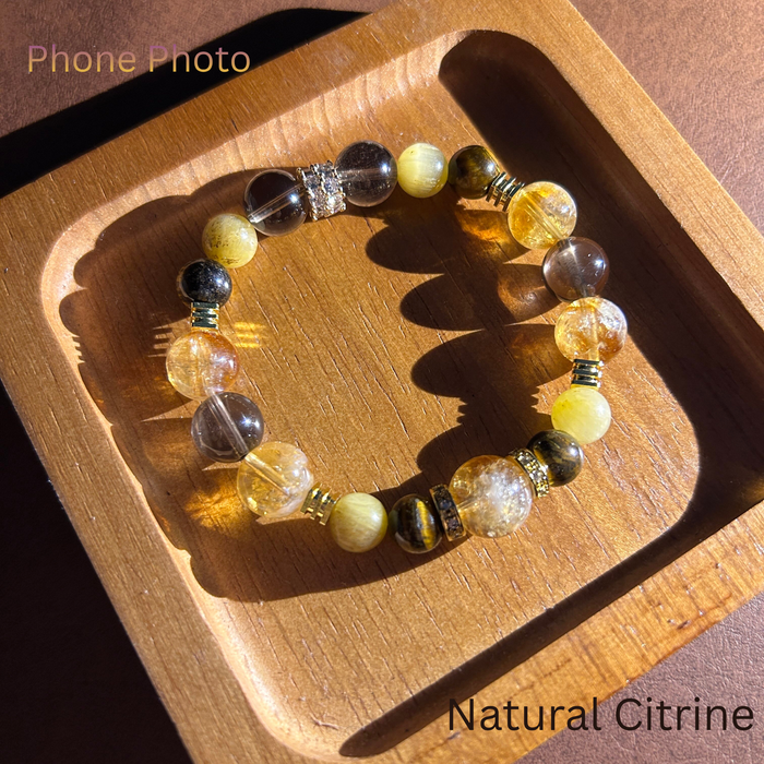 Healing Crystals for Prosperity Bracelet
