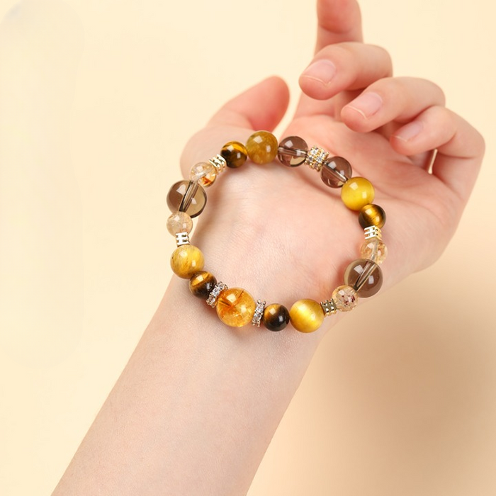 Feng Shui Wealth & Protection Crystal Bracelet