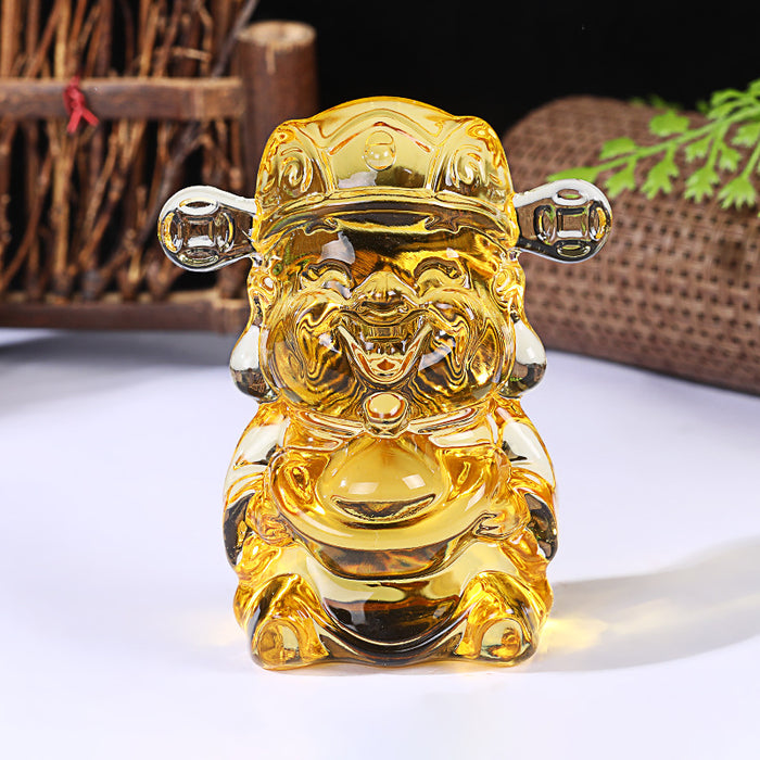 Citrine God Statue for Good Fortune