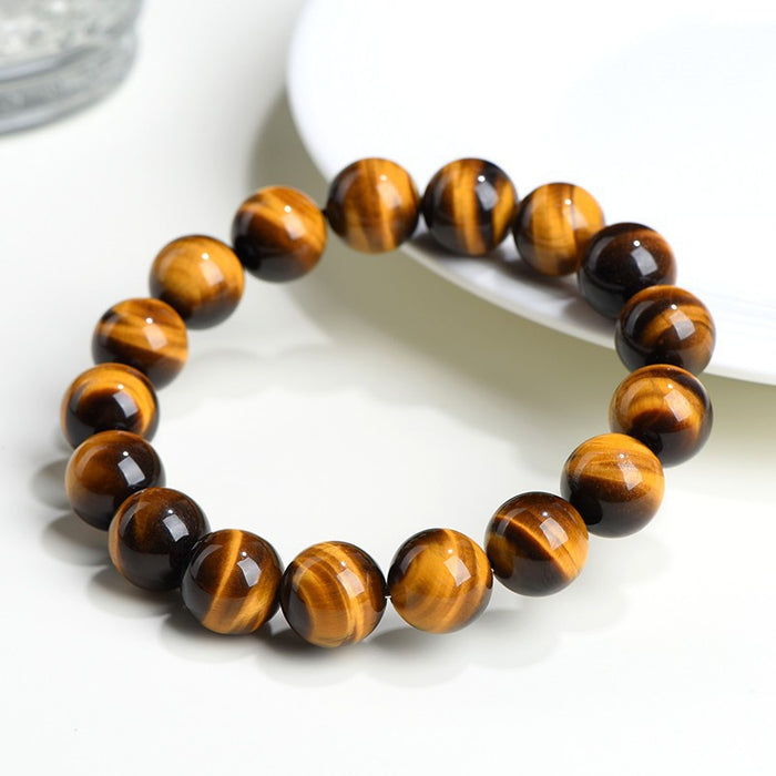 Unisex gemstone bracelet for confidence and clarity