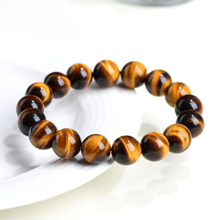 Premium natural Tiger’s Eye bracelet for men and women