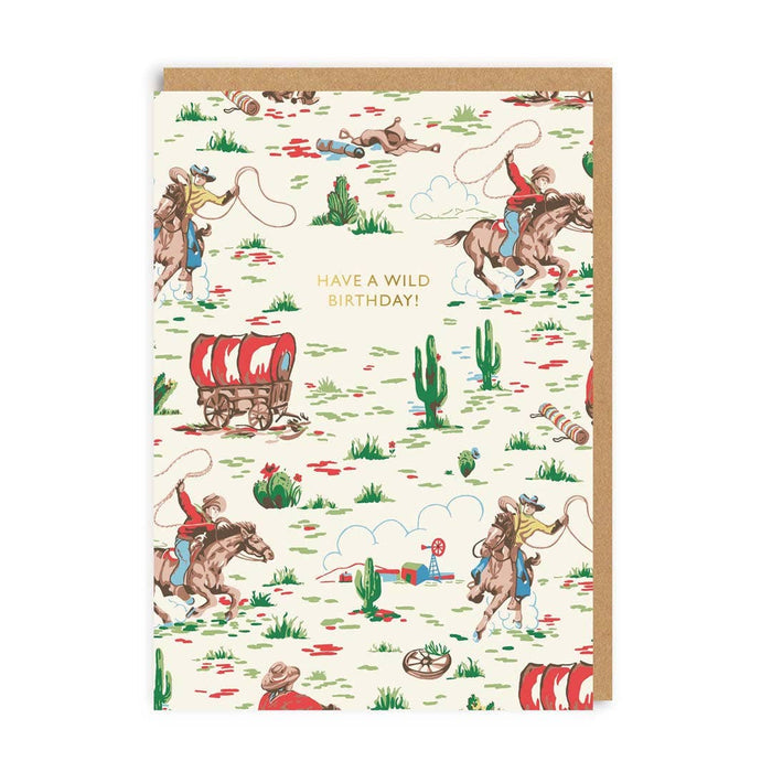 Cowboy Birthday Card - The Regal Find