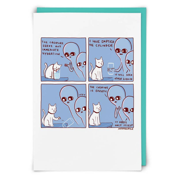 Creature Greetings Card - The Regal Find