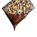 Dark Chocolate HAZELNUT BUTTER FILLED BITES + Plant-Based Protein