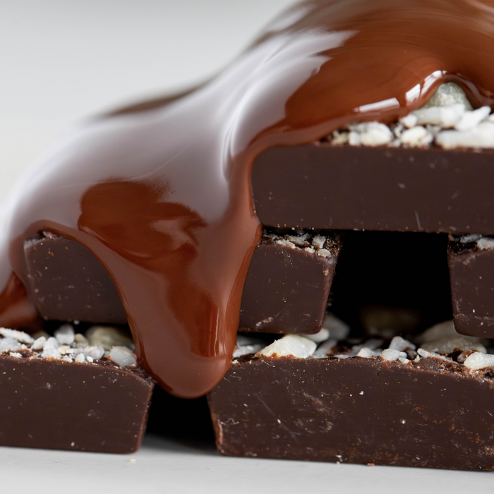 Dark Chocolate MACADAMIA COCONUT SEA SALT BITES + Plant-Based Protein