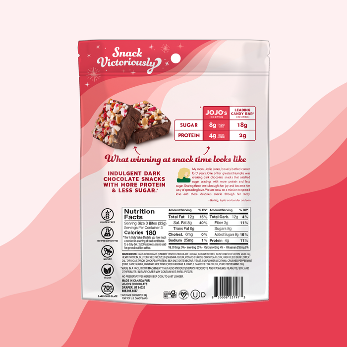 Dark Chocolate PEPPERMINT BITES