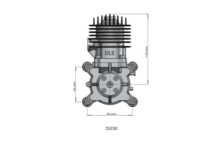 Gas engine DLE 30DLE 30 30CC Model Gas engineUAVMODEL