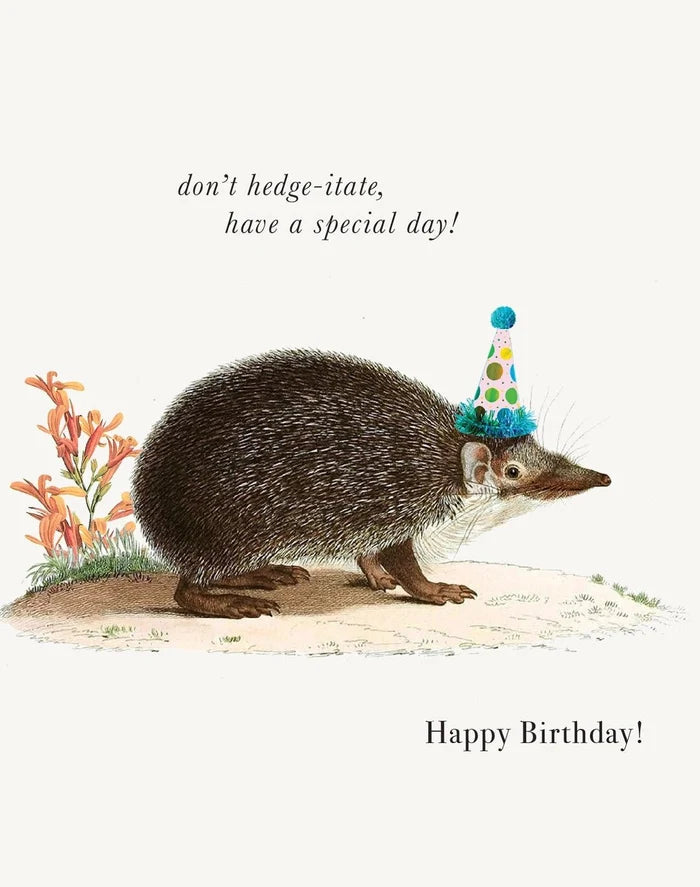 Don't Hedge-itate Card - The Regal Find