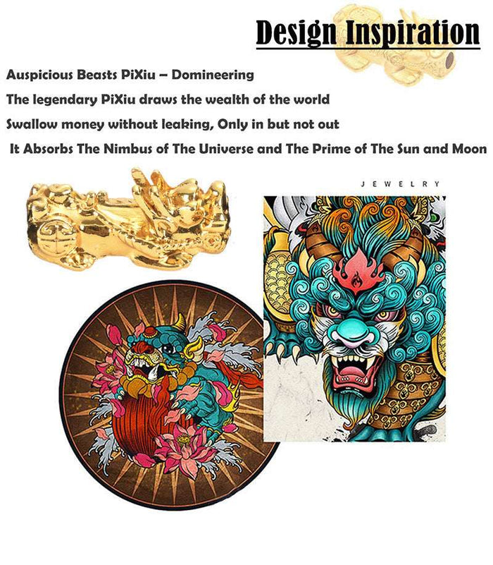 Money Luck Pixiu Bracelet Good Luck Jewelry for Men