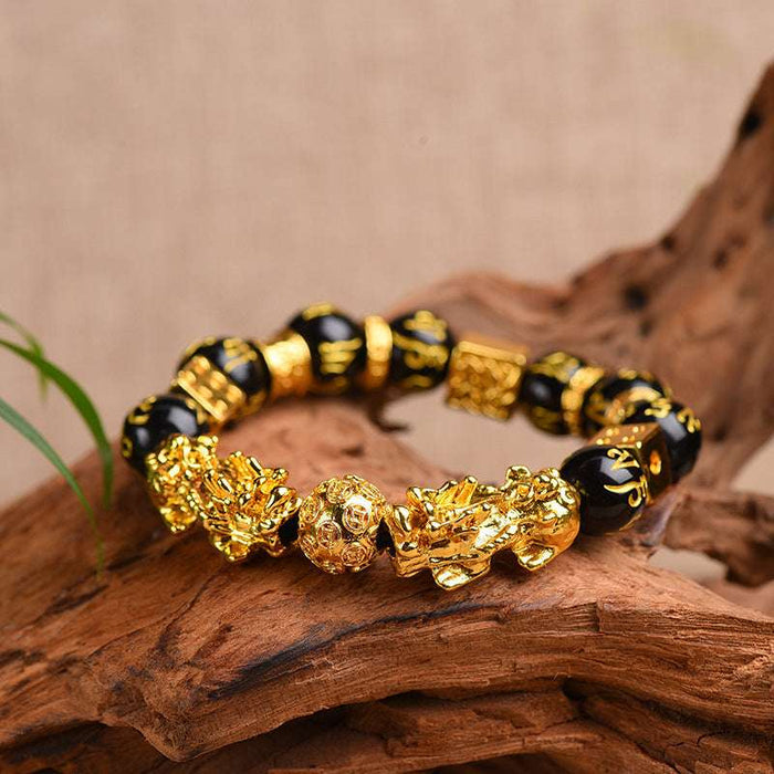Black Obsidian Good Fortune Bracelet Premium Craftsmanship