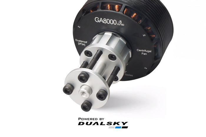 Dualksy GA8000Dualksy GA8000 high power brushless motor fixed wing aircraft model muUAVMODEL