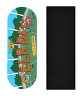 Teak Tuning East Little Rock DIY Fundraiser Fingerboard Deck - Popsicle Shape - Limited Edition Graphic Fingerboard Deck