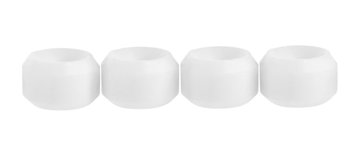 Teak Tuning Eco Slim Conical Wheels - 81D Resin - "White"