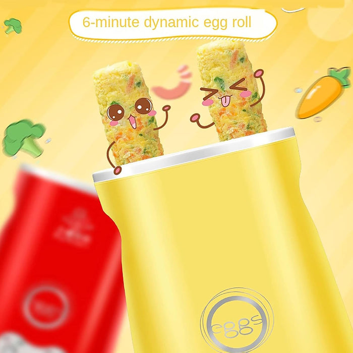 Electric Double Egg Roll Maker, 7-Minute Automatic Sausage Machine