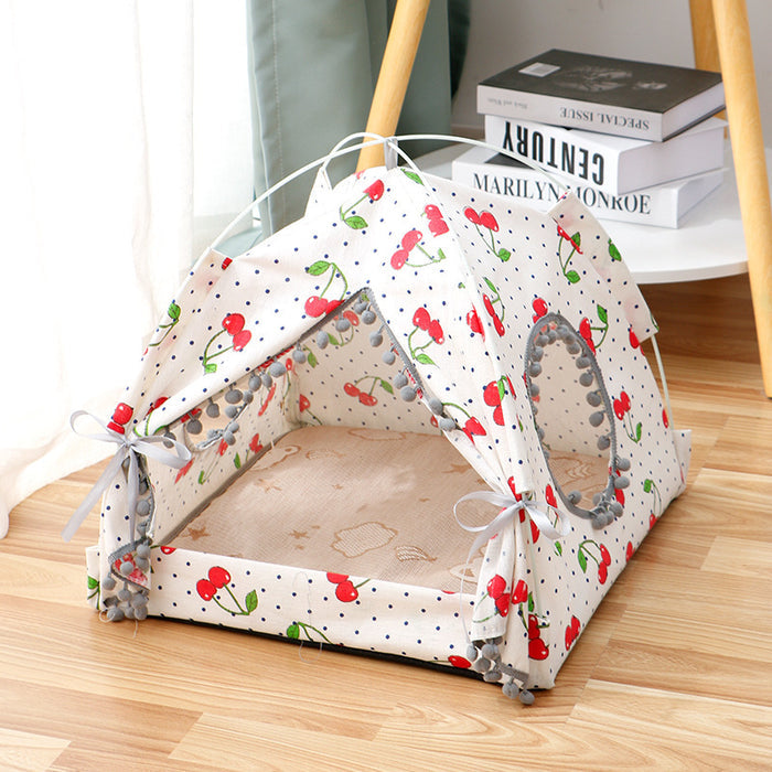 Enclosed Pet Tent House — Breathable & Waterproof, S–XL
