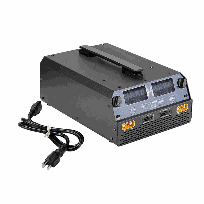 EV-PEAK Plant protection drone charger U4-HP 2400W 25A dual-channel charging