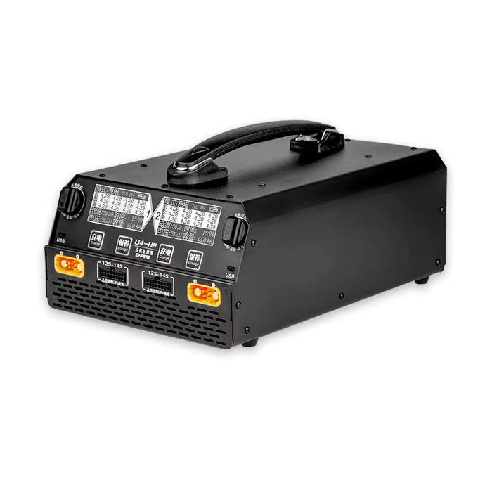 EV-PEAK Plant protection drone charger U4-HP 2400W 25A dual-channel charging