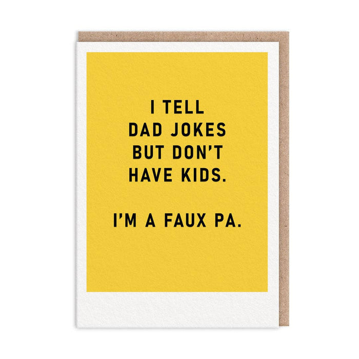 Faux Pa Greeting Card (9657) - The Regal Find