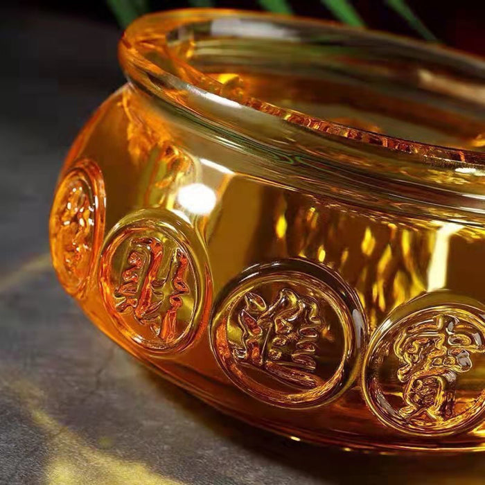 feng shui wealth bowl made of citrine for success energy