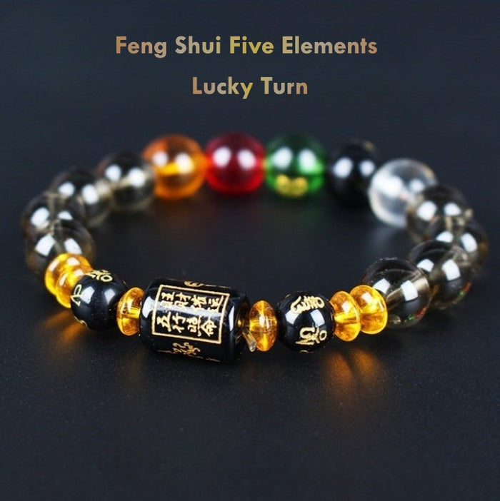 Feng Shui Five Elements Bracelet for Harmony and Prosperity