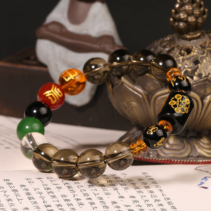 Handmade Feng Shui Bracelet for Balance Wealth and Luck
