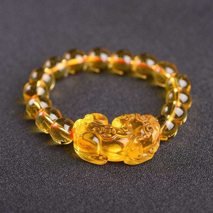 feng shui money luck bracelet gift for business success