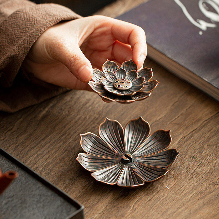 lotus flower incense holder for relaxation and calm