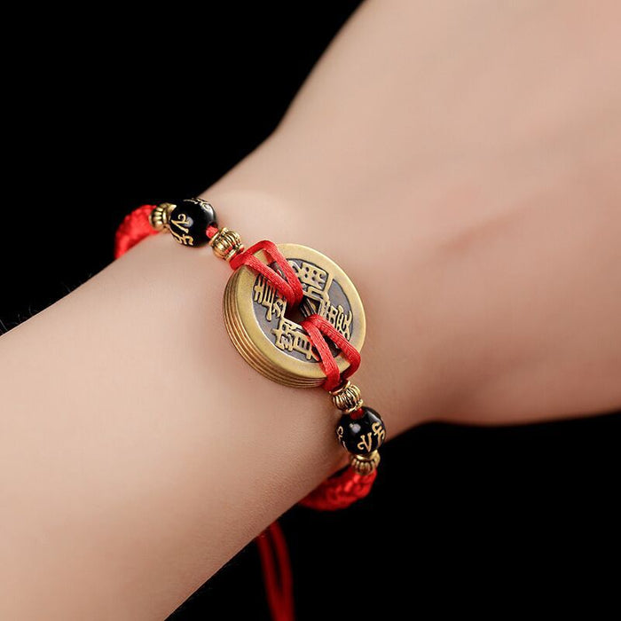 feng shui red string bracelet for wealth and protection