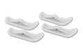 Teak Tuning Finger Skis - 43 mm Long - Upgraded Resin Construction - White Yeti Colorway