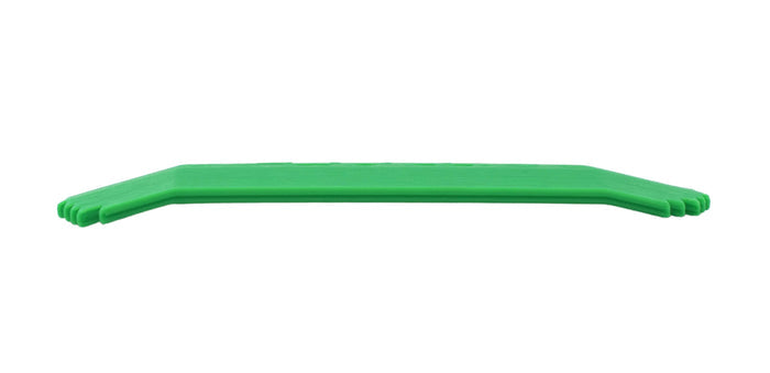 Teak Tuning Fingerboard Pixelated Poly Deck, "Game Over Green" - 32mm x 100mm