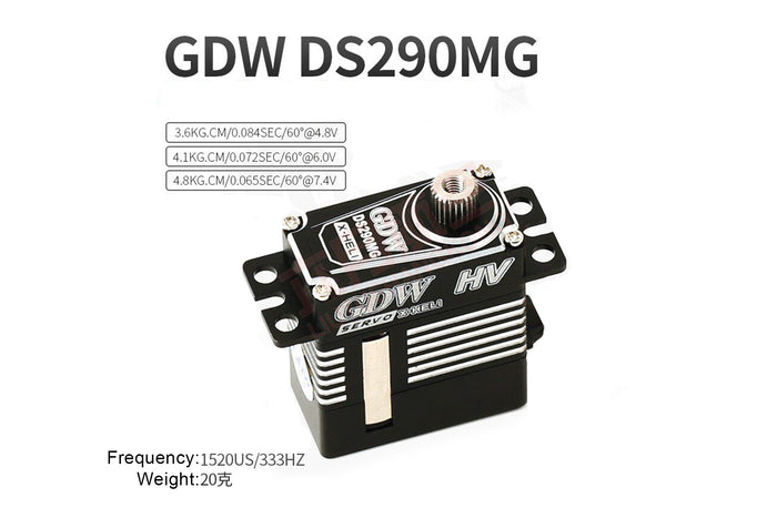 GDW DS290MG DS595MG Metal Gear Helicopter Swashplate Servo